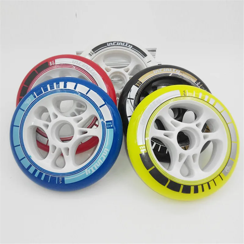 

PS inline speed skate wheels for 85A Elastic PU 110mm 100mm 90mm Racing Wheel