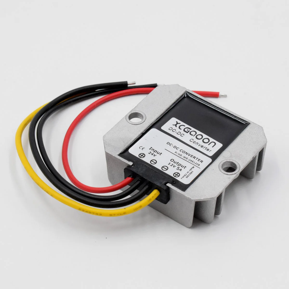 XCGaoon DC преобразователь Адаптер вход 24V (диапазон напряжения 16 V 40 V) выход 12V 5A 60W