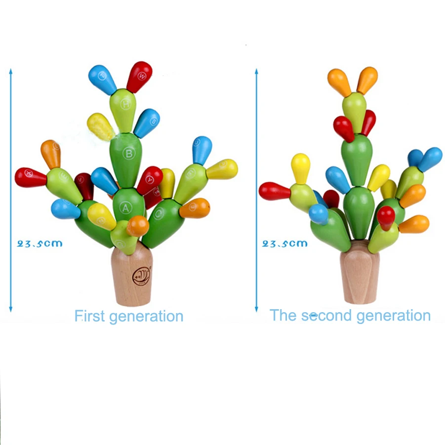 Children Educational Toys Early Childhood Teaching A Wooden Disassembly Cactus | Игрушки и хобби