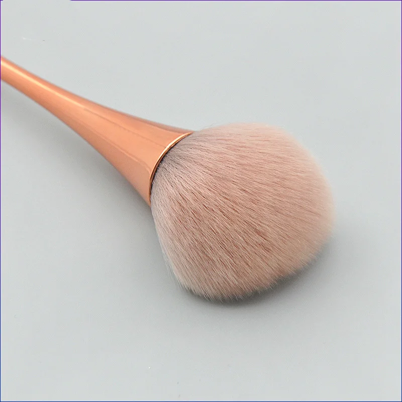 

1pcs Gold handle Rose Gold Powder Blush Makeup Brush For Shading Foundation Base Contour Make Up Brush Concealer Cosmetic