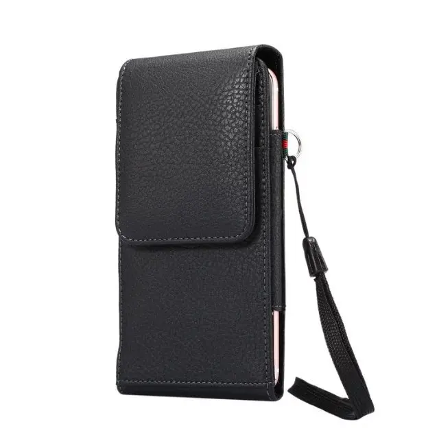 baratas Cinto de couro de Telefone Bolsa Saco Da Tampa Do Caso Coldre Para M Cavalos de Potência 2 KOOLNEE K1 Trio para Sony Xperia XZ Premium