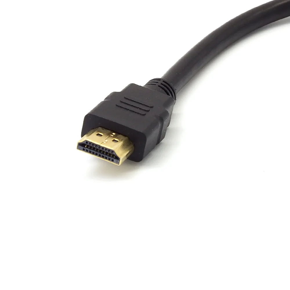 Кабель переходник с HDMI на 2 двойных DVI 30 см кабель штырь телефон (24 + 5) гнездо x