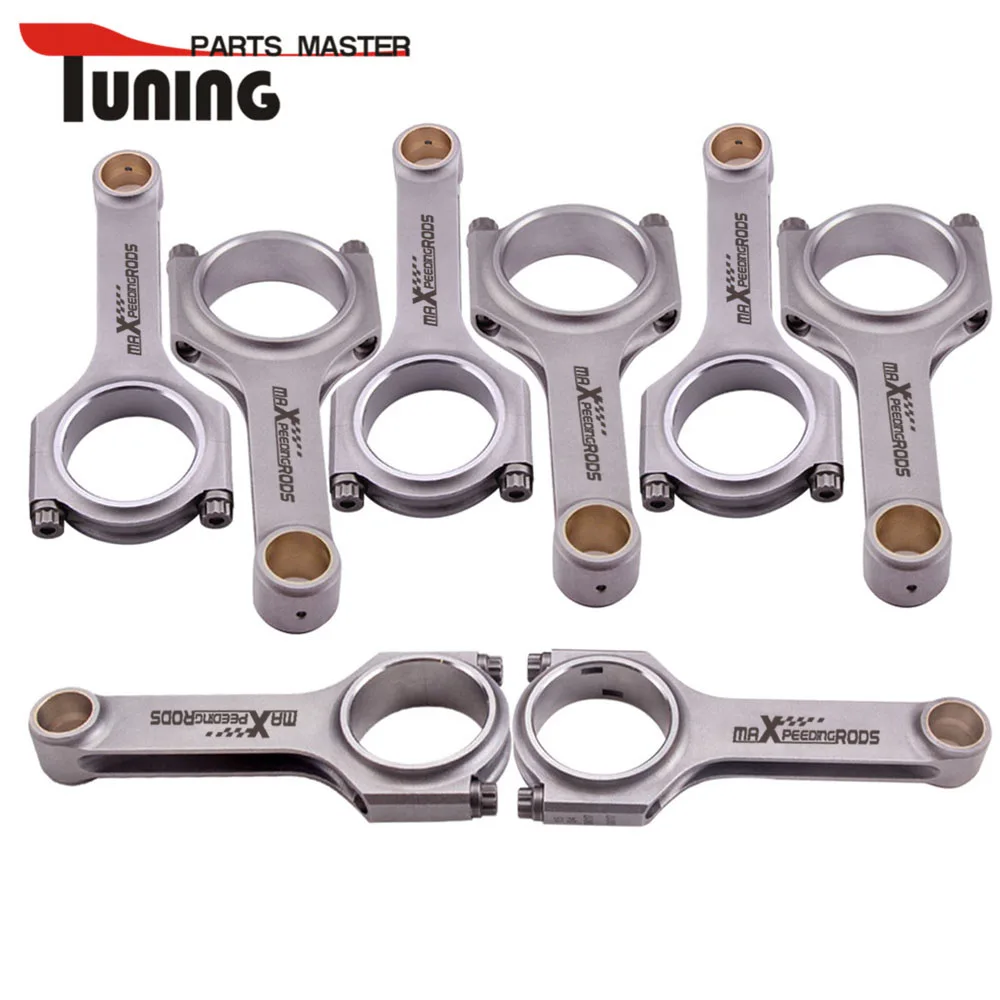 8PCS Connecting Rods Rod for Audi S4 4.2L V8 engine Conrod 4340 TUV