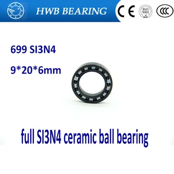

Free shipping 699 full SI3N4 ceramic deep groove ball bearing 9x20x6mm for bike part