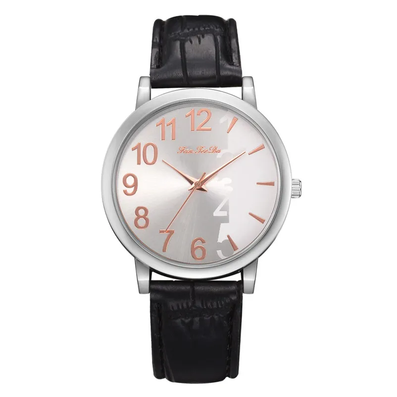 2018 High Quality women fashion casual watch luxury dress Leather bands Analog Quartz Wrist Watch clock relogio feminino Y12 (8)