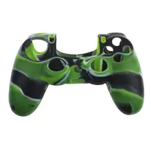 Камуфляж мягкий силиконовый чехол-накладка для sony Игровые приставки 4 PS4 контроллер