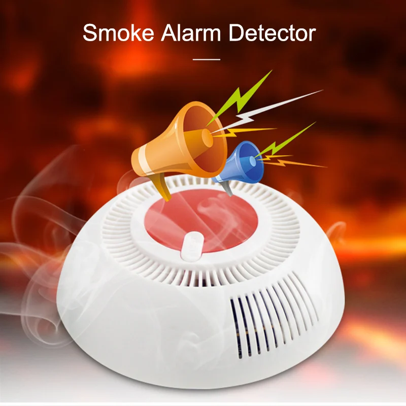 Детектор дымовой тревоги индивидуальный детектор дыма пожарной звуковой сигнализации Главная безопасный LCC77