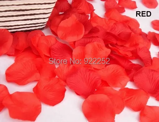 Mix 12 colors artificial Silk petal,bulk fake fabric flower petals,Wedding Supplies Favor Party Decoration Carpet Accessories