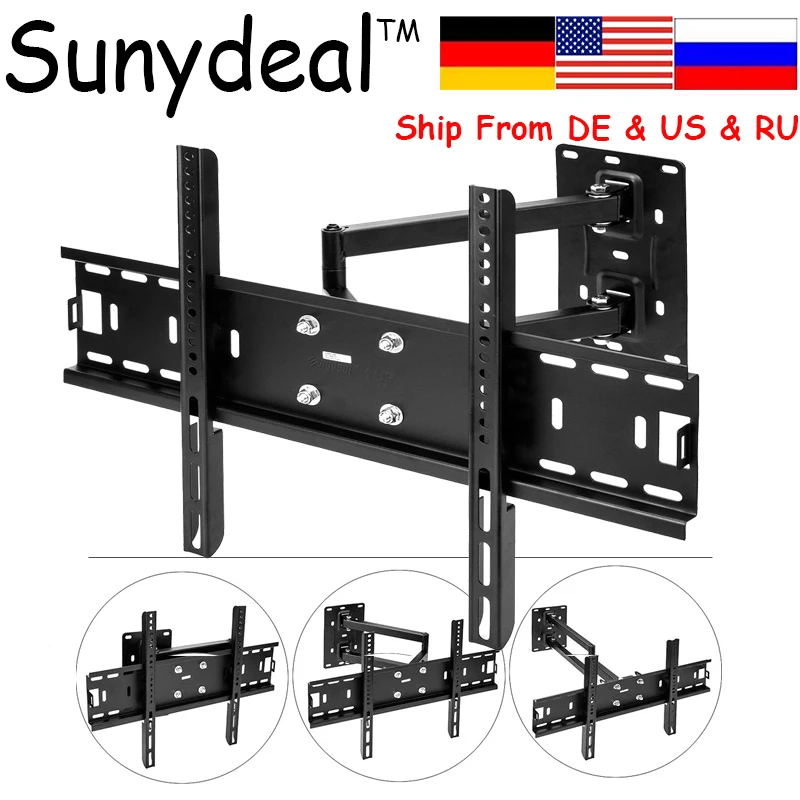 

TV Wall Mount Bracket 26" 55'' 60" 70" TV Mount Holder Tilting Swivel TV Stand Vesa 300x300mm 400x400 500x400mm TV Mount