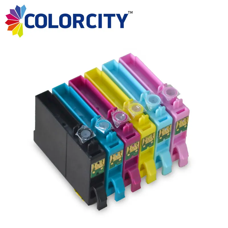 1 комплект совместимый T0821 T0826 чернильный картридж Замена для Epson Stylus R390 R270 R290 R295