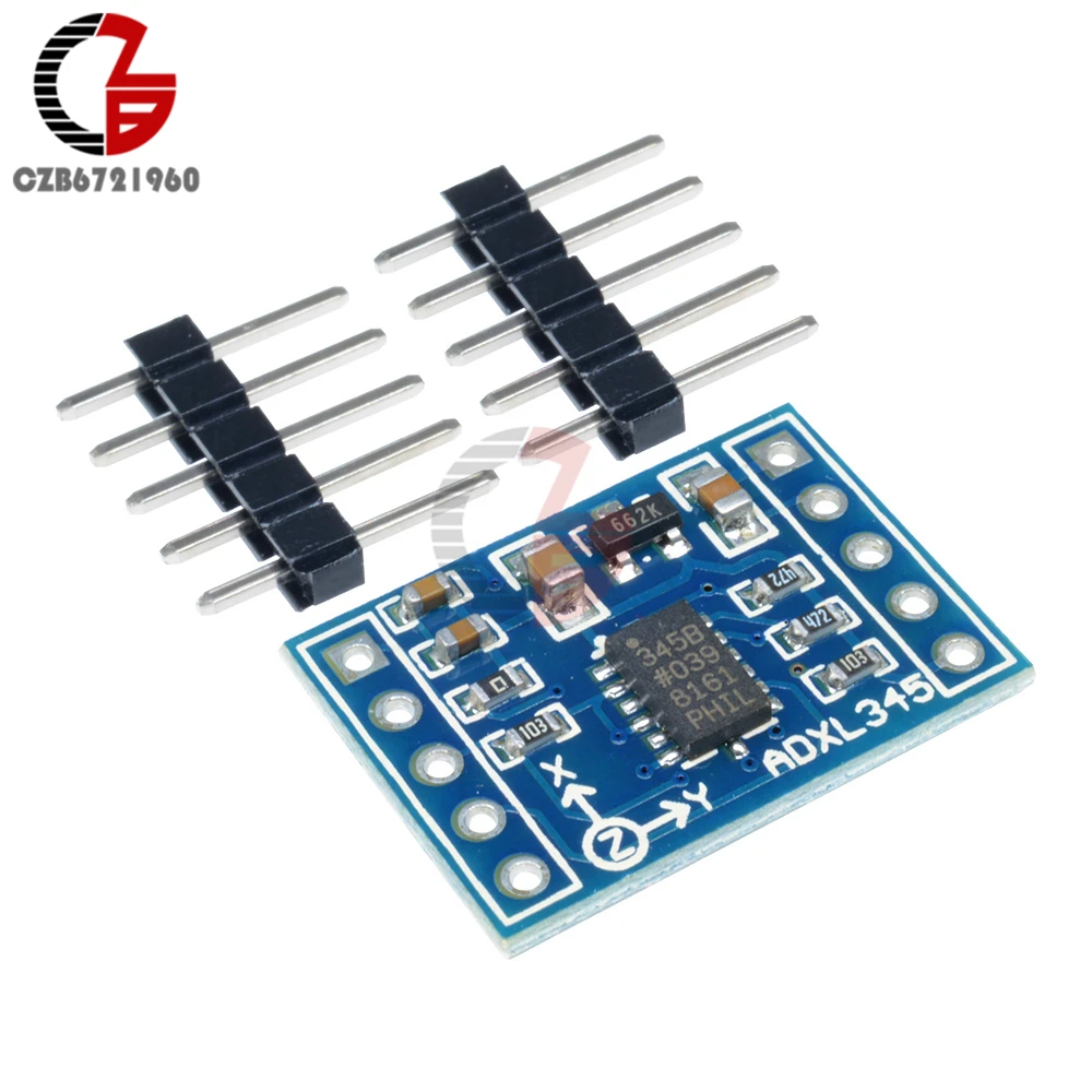 

3-axis Tilt Sensor Module DC 3V-5V ADXL345 Digital Acceleration of Gravity Tilt Module I2C SPI AVR ARM MCU for Arduino