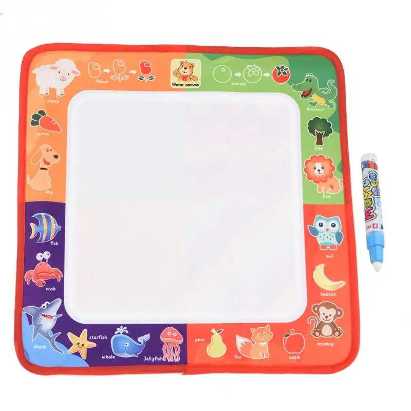 

New Children's Doodle Drawing Mat Toys With 1 Magic Water Drawing Pen 29x29cm Mat Early Educational Toys For Children Gift