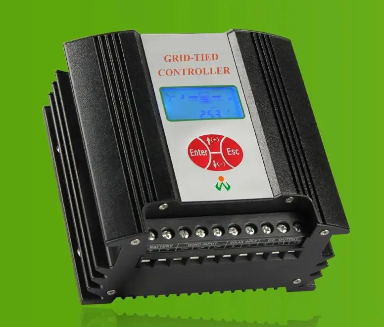 

600W on grid tie wind controller, max 900w wind power generator controller 12V/24V/48V, LCD display, PWM charging mode