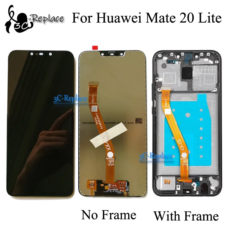 

NEW 6.3 inch For Huawei Mate 20 Lite SNE L01 LX2 LX3 L23 LX1 L21 L22 L03 LCD DIsplay Touch Screen Digitizer Assembly With Frame