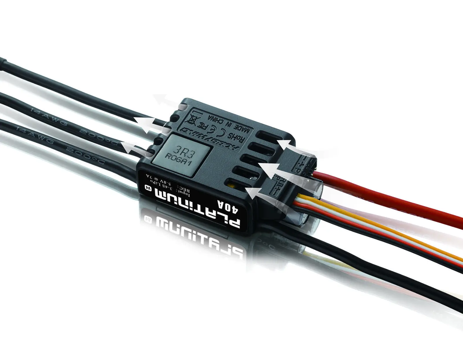 HobbyWing 40A ESC Platinum PRO V4 40A ESC (3S 4S) for 450