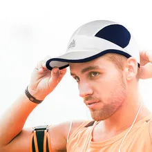 Aonijie летний солнцезащитный козырек шляпа Спорт Пляж Гольф Рыбалка бег с регулируемым шнурком анти УФ Быстросохнущий легкий