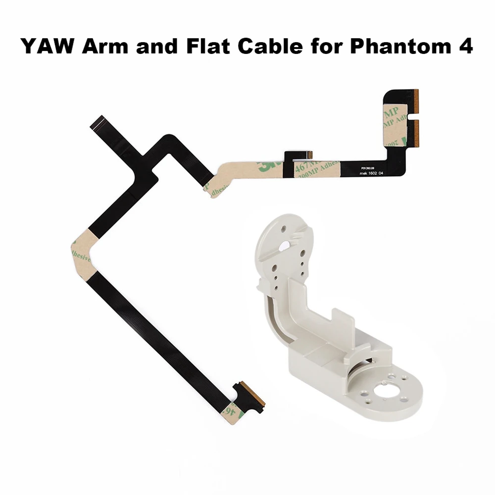 Yaw Arm Roll Bracket Flex Ribbon Flat Cable for DJI Phantom 4 Drone Camera Gimbal Stabilizer Repair Replacement Kits Spare Parts Yaw Arm Roll Bracket Flex Ribbon Flat Cable for DJI Phantom 4 Drone Camera Gimbal Stabilizer Repair Replacement Kits Spare Parts