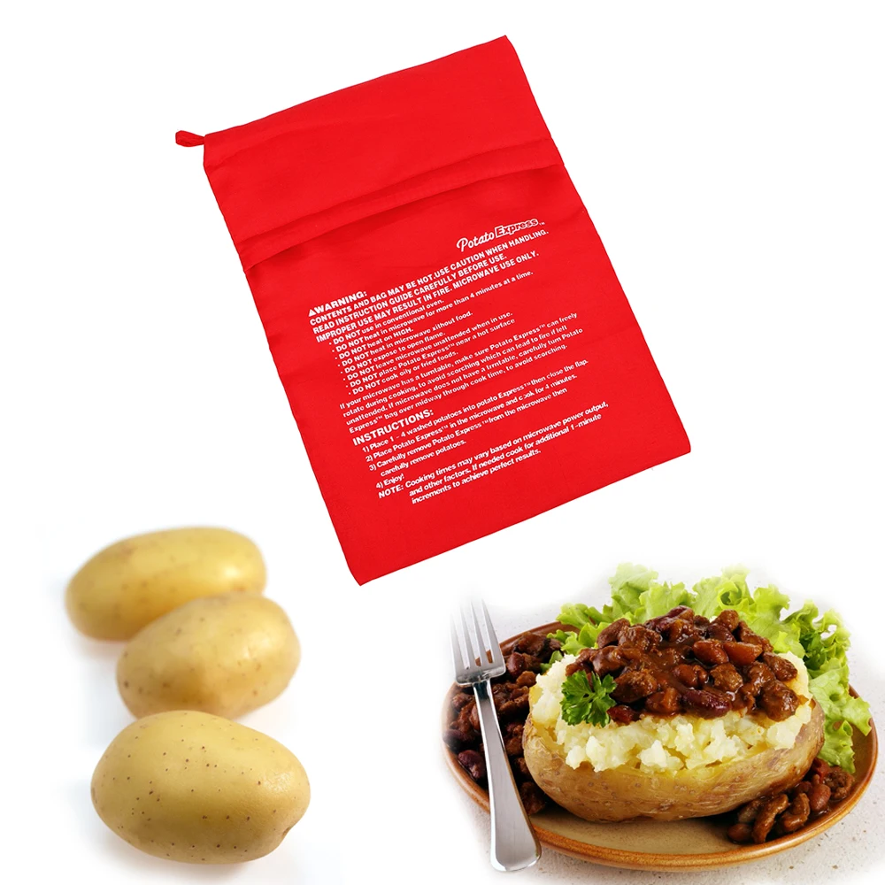 HOOMIN моющийся мешок для запекания микроволновая печь выпечки пакет для запекания картофеля быстро запеченный картофель кармашек для риса легко варить паровой мешок