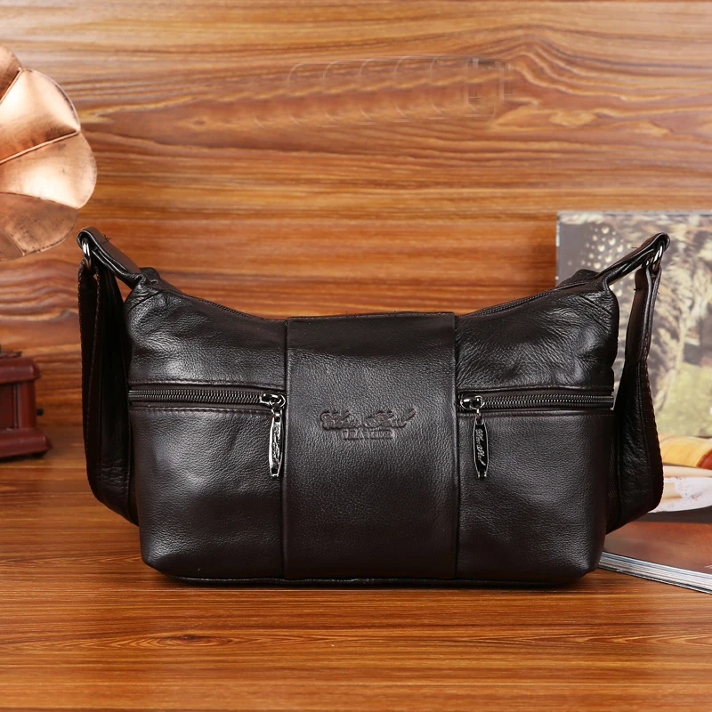 

High Quality Natural Skin Cross Body Bag Ladies Hobo Luxury Shopping Female Genuine Leather Women Shoulder Messenger Bags