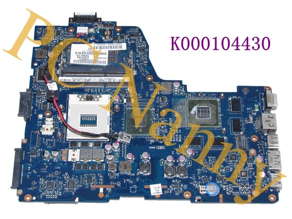 3D For Toshiba Satellite A660 A665 Intel HM55 S989 Motherboard K000104430 NWQAA LA-6062P -- tested