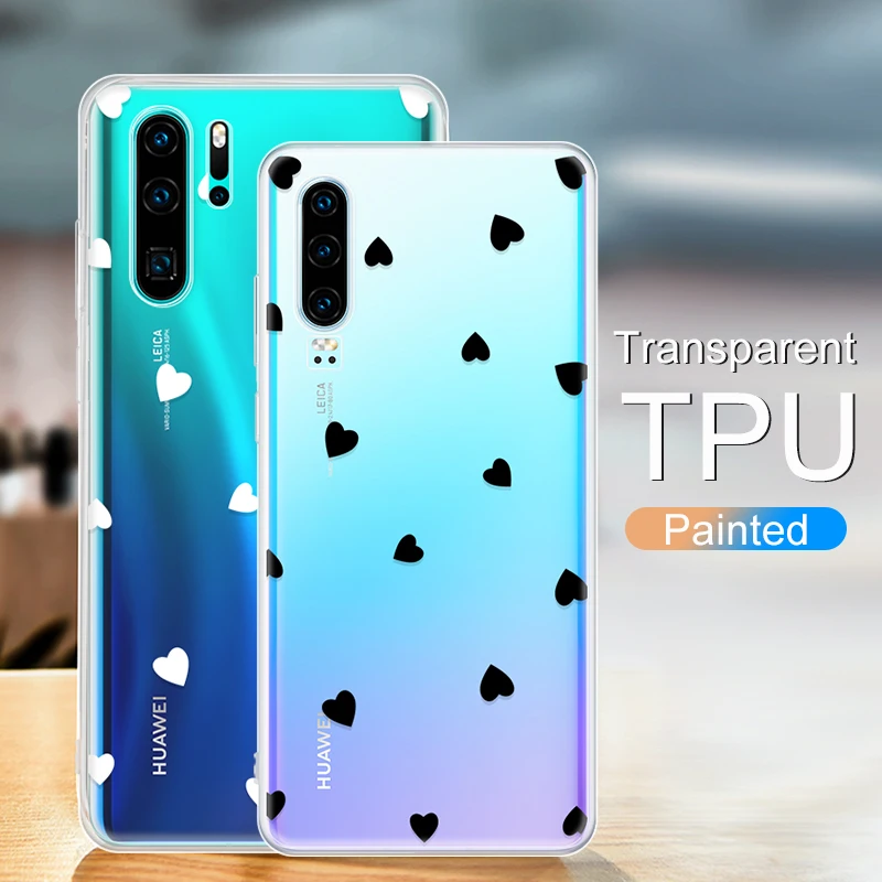 

Flowers Printed Pattern Phone Cases For Huawei P30 P20 Lite P30 Pro P Smart Plus 2019 For Honor 10 Lite 10i 20i TPU Cover Fundas