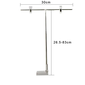 

Stainless Steel Pop Advertising Poster Display Stand T Shape Promotions Price Tag Sign Card Billboard Display Holder Poster Rack