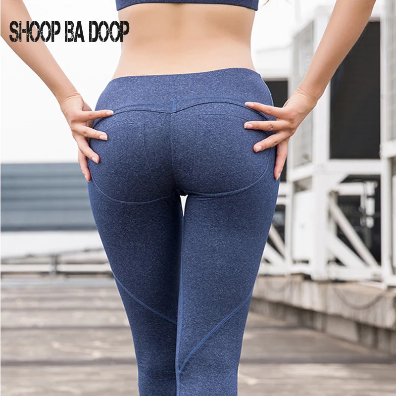 SHOOPBADOOP брюки для йоги штаны в форме сердца Женские однотонные леггинсы активного