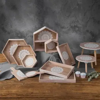 

wood Cupcake Cake Stand Wedding Dessert Wedding Party Display Pedestal