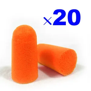 

20 PCS SOFT FOAM EARPLUG ORANGE PROTECTOR EAR PLUGS B003