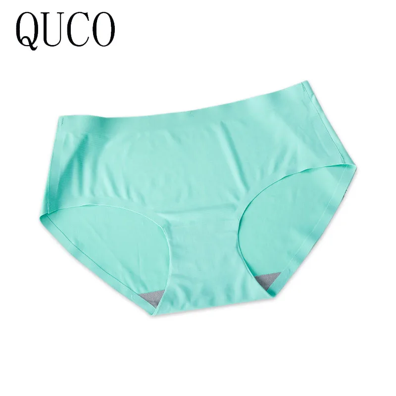 QUCO brand 10PCS Chinese Style Floral Printed Low Rise Women Cotton