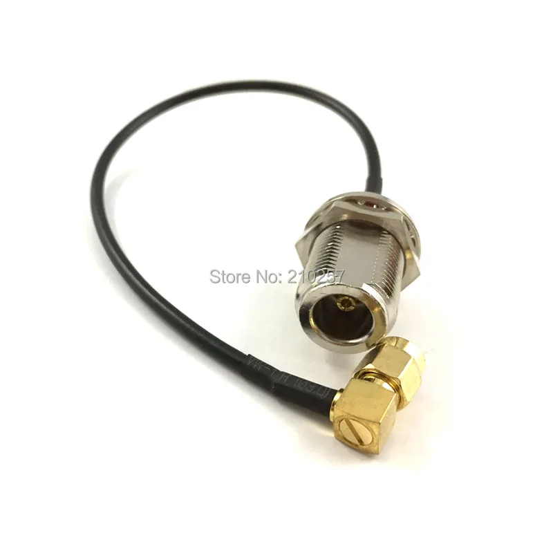 

1pcs Sma to N-type Coaxial Cable 20cm Black RG174 Sma Male to N Female Adaptor Extension Cord