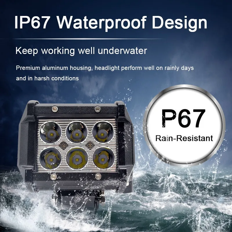 2pcs-4inch-18W-Spot-LED-light-bar-Driving-Fog-Lights-bulb-Led-Work-Light-for-Off