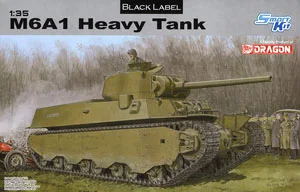1/35 scale model Dragon 6789 US M6A1 heavy truck