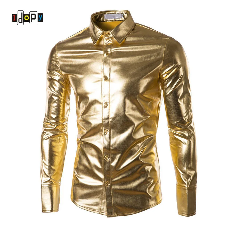 Compare Prices on Metallic Dress Shirt- Online Shopping/Buy Low Price ...