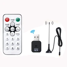 Мини DVB-T цифровой сигнал USB 2,0 Dongle tv Stick Запись в реальном времени ТВ тюнер приемник с пультом дистанционного управления для ноутбука ПК