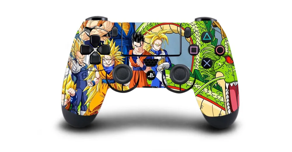 Наклейка s PS4 контроллер Кожа Dragon Ball солнце наклейка Гоку полное покрытие для sony Play Station 4 беспроводной контроллер PS4 аксессуар