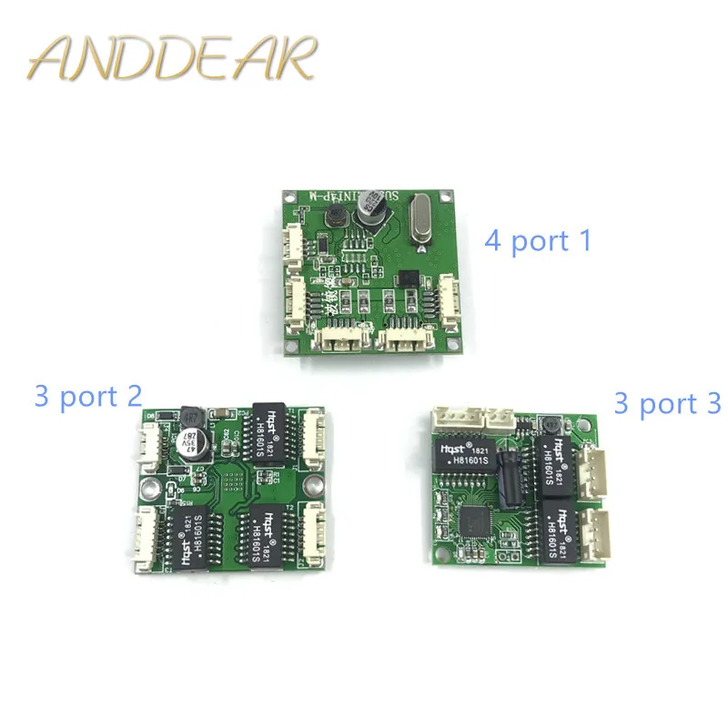 Мини pbcswitch модуль управления воспроизведением oem модуль мини Размер 3/4/5 сетевые порты коммутаторы печатной платы мини-модуль-коммутатор 10/100 Мбит/с