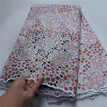 

New Arrivals Fashion African Lace Fabric Sequins and beaded Latest African Laces 2019 Fashionable Tulle Lace Fabric for lady -J5