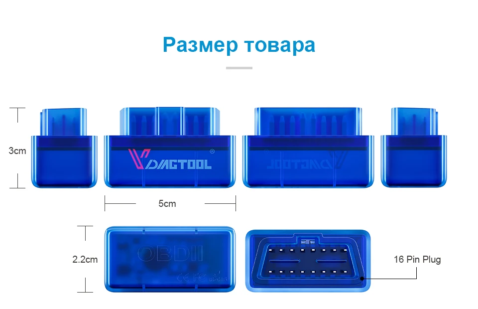 OBD2 Сканер ELM327 V1.5 Автомобильный Диагностический Инструмент ELM 327 Работа Для Android Поддержка OBDII Протокол Bluetooth / Wi-Fi Версия Авто Сканирование Кодов