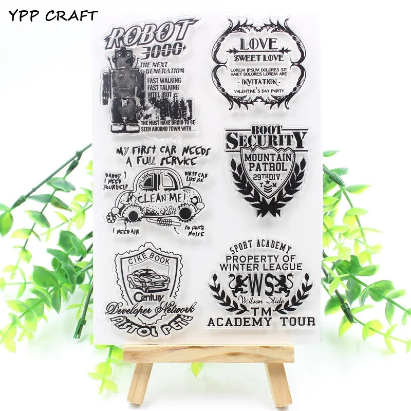 

YPP CRAFT Love Transparent Clear Silicone Stamp/Seal for DIY scrapbooking/photo album Decorative clear stamp 799