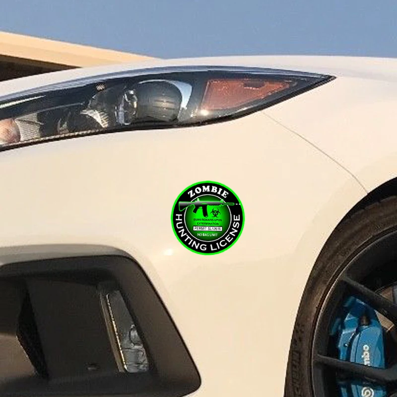HotMeiNi 13 см x автомобильные аксессуары 3D Автомобильная наклейка охотничья Лицензия