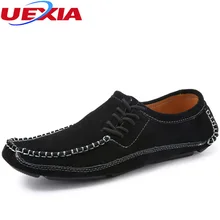 Cow Suede Leather Shoes Men Spring Autumn Fashion Flats Driving Handmade Soft Leather Men Casual Shoes Scrub Zapato Moccasins 11