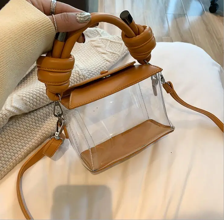

2019 Summr Transparent PVC Korean Jelly Messenger Bag Flap Women Crossbody Bag Female Shoulderbag Sac #585