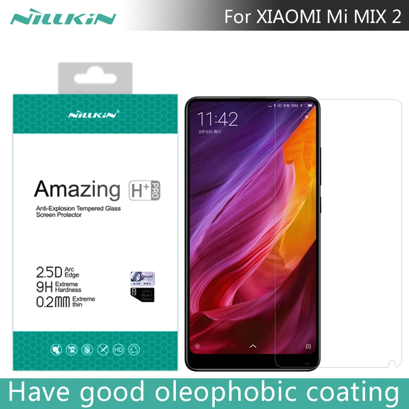 

For xiaomi mi mix 2s NILLKIN Amazing H+PRO 2.5D 0.2mm Anti-Explosion Tempered Glass Screen Protector For xiaomi mi mix 2