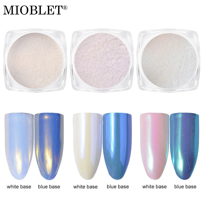 1 Box 2g Diamond Pearl Mermaid Nail Powder Mirror Matte Glimmer Shining Art Glitters Dust Pigments DIY Manicure Decorations | Красота и