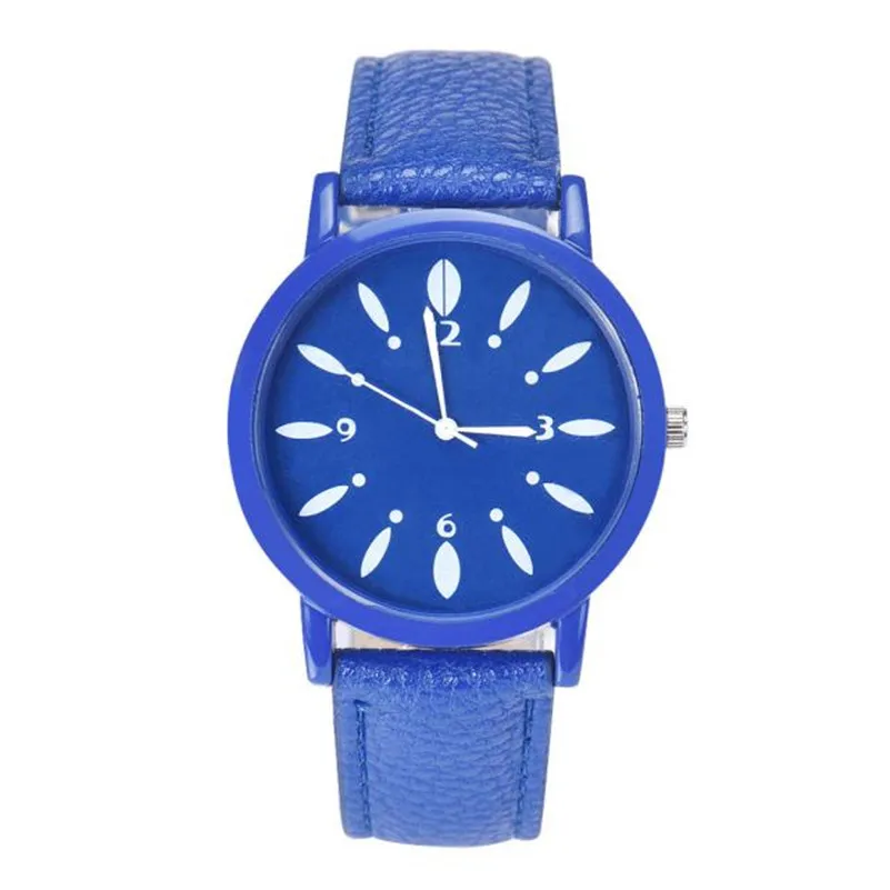 NEW Fashion women's watches casual watches Hook Buckle Leather Band Analog Alloy Quartz Wrist Watch clock montre femme M18 (6)