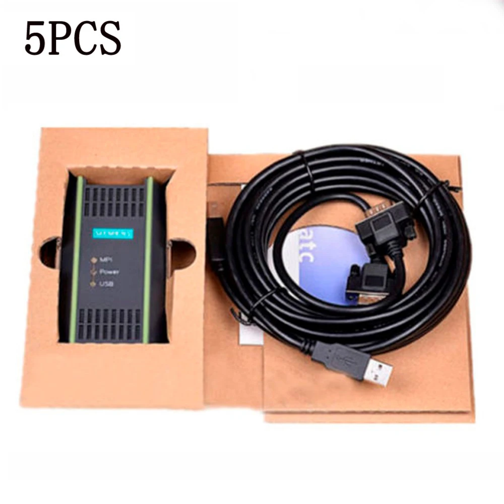 5 шт. Новый ПЛК кабель для Siemens S7 200/300/400 6ES7 972 0CB20 0XA0 фотоэлемент + ПК стандарт DHL/UPS