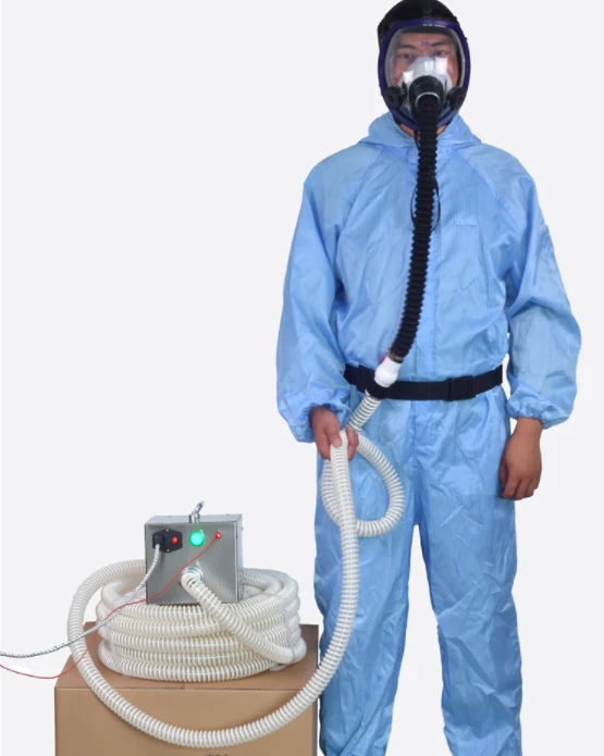 

Constant Flow Airline Supplied Fresh Air Respirator System Full Face Gas Mask