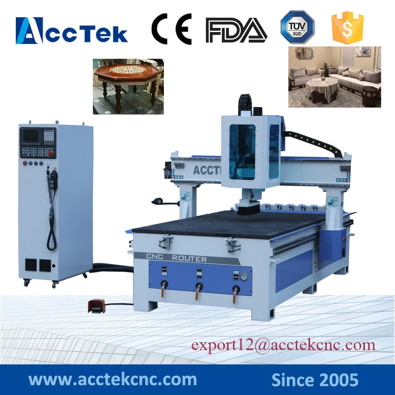 furniture manufacturing machinery 4 axis atc woodworking cnc router