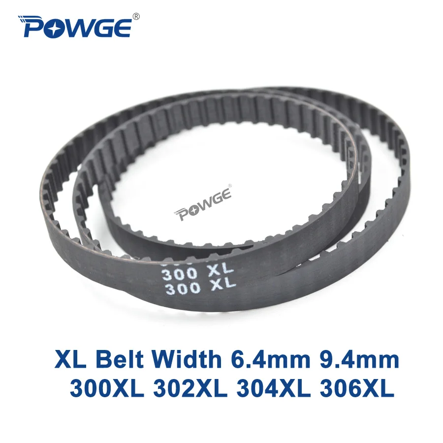 Buy POWGE XL Timing belt 300/302/304/306 Width 025 6